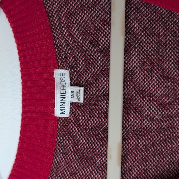 Minnie Rose Cashmere Blend Oversized Button Down V-neck Cardigan One Size - Picture 4 of 8